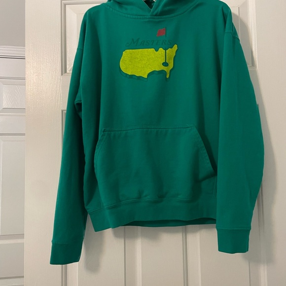 Masters Teal Hoodie with Yellow Logo - Picture 1 of 7